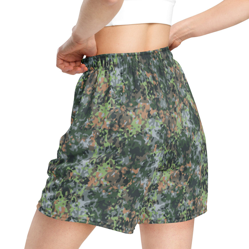Fractal Dutch Woodland CAMO Unisex Mesh Shorts
