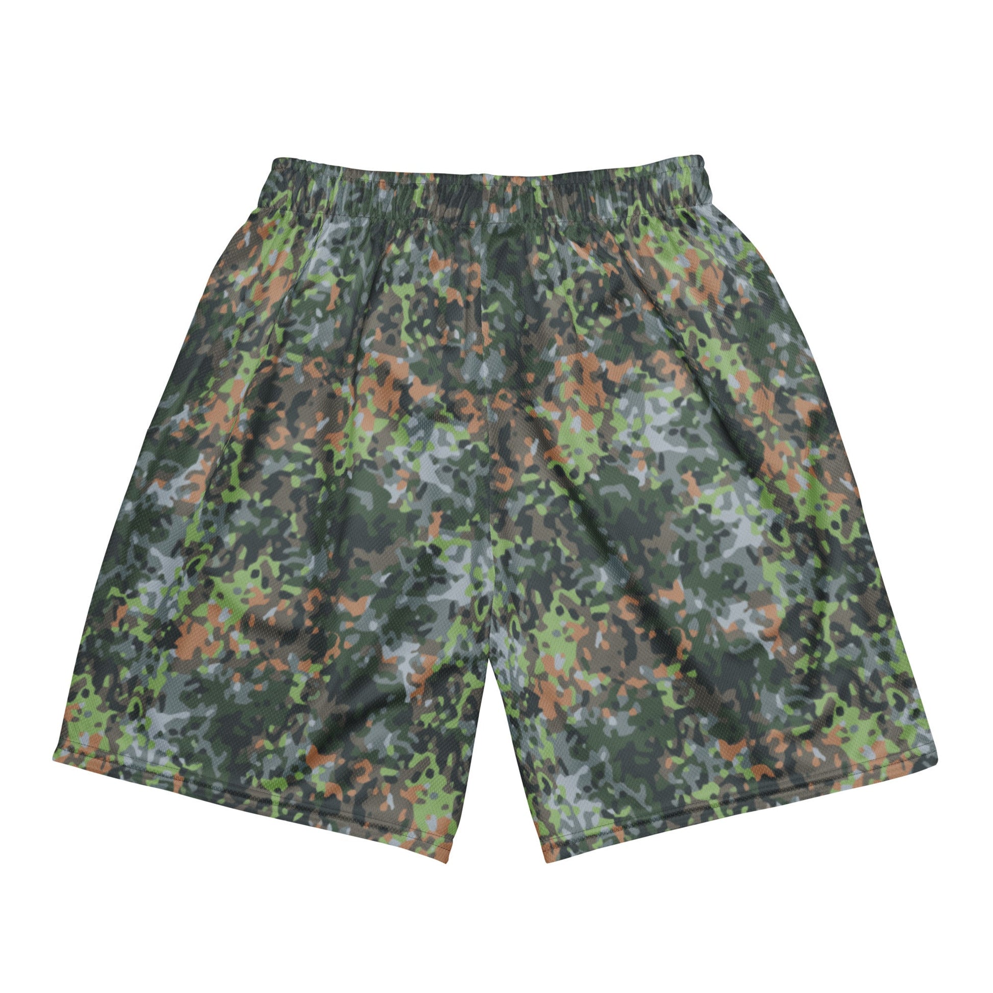 Dutch Fractal Green CAMO Unisex mesh shorts - Mesh Shorts