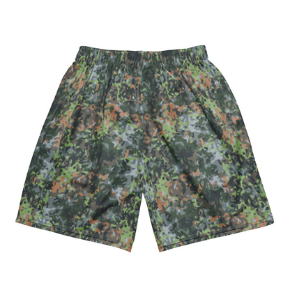 Dutch Fractal Green CAMO Unisex mesh shorts - Mesh Shorts