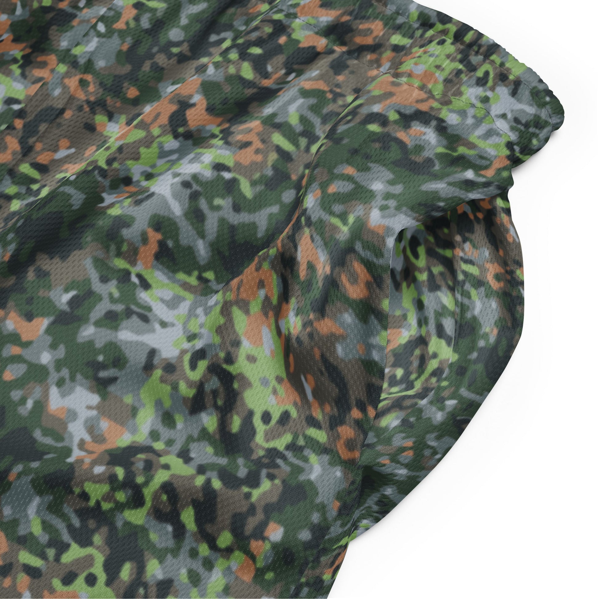 Dutch Fractal Green CAMO Unisex mesh shorts - Mesh Shorts