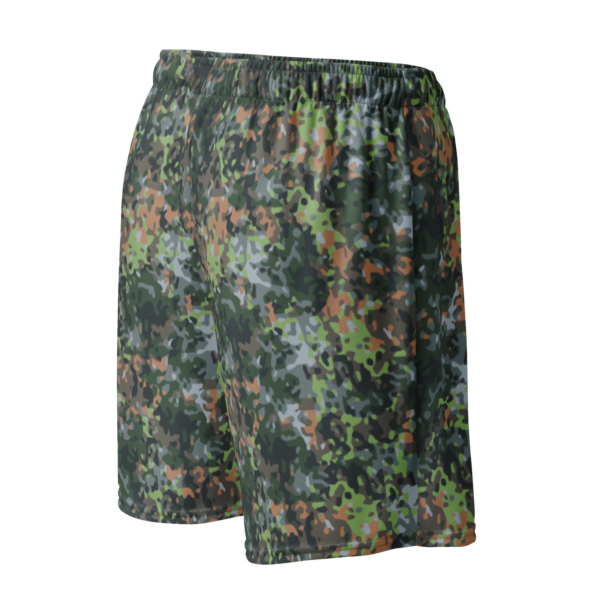 Dutch Fractal Green CAMO Unisex mesh shorts - Mesh Shorts