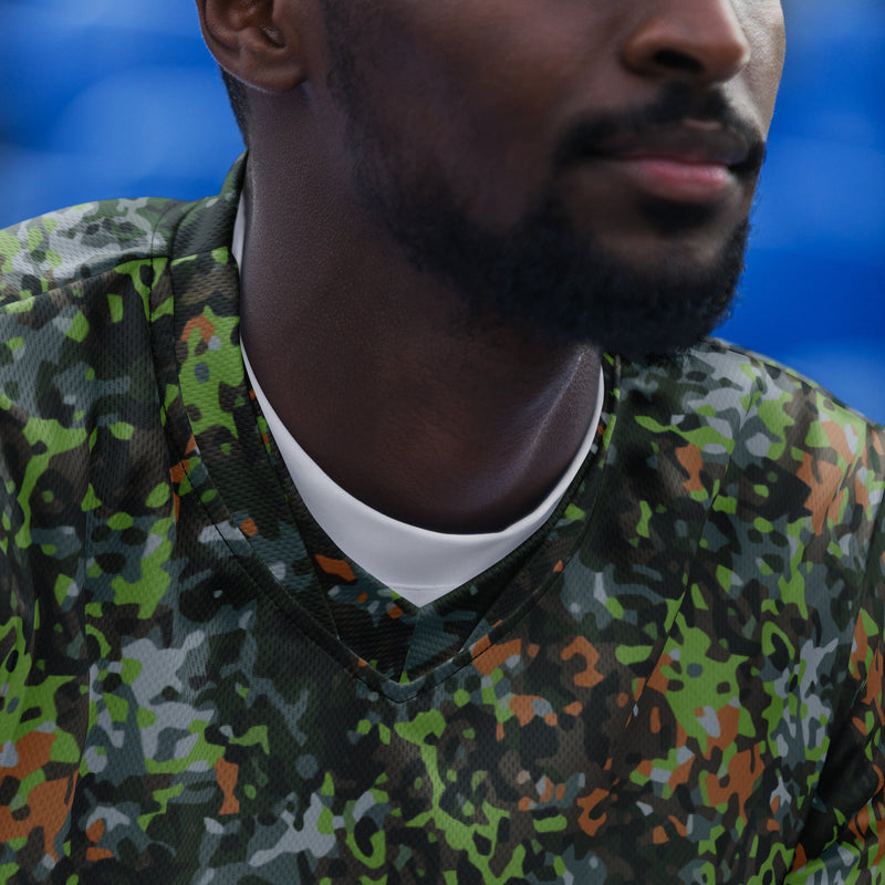 Fractal Dutch Woodland CAMO Unisex Sports Jersey