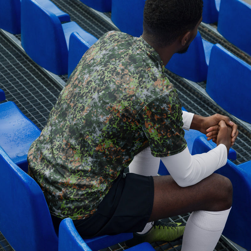 Fractal Dutch Woodland CAMO Unisex Sports Jersey