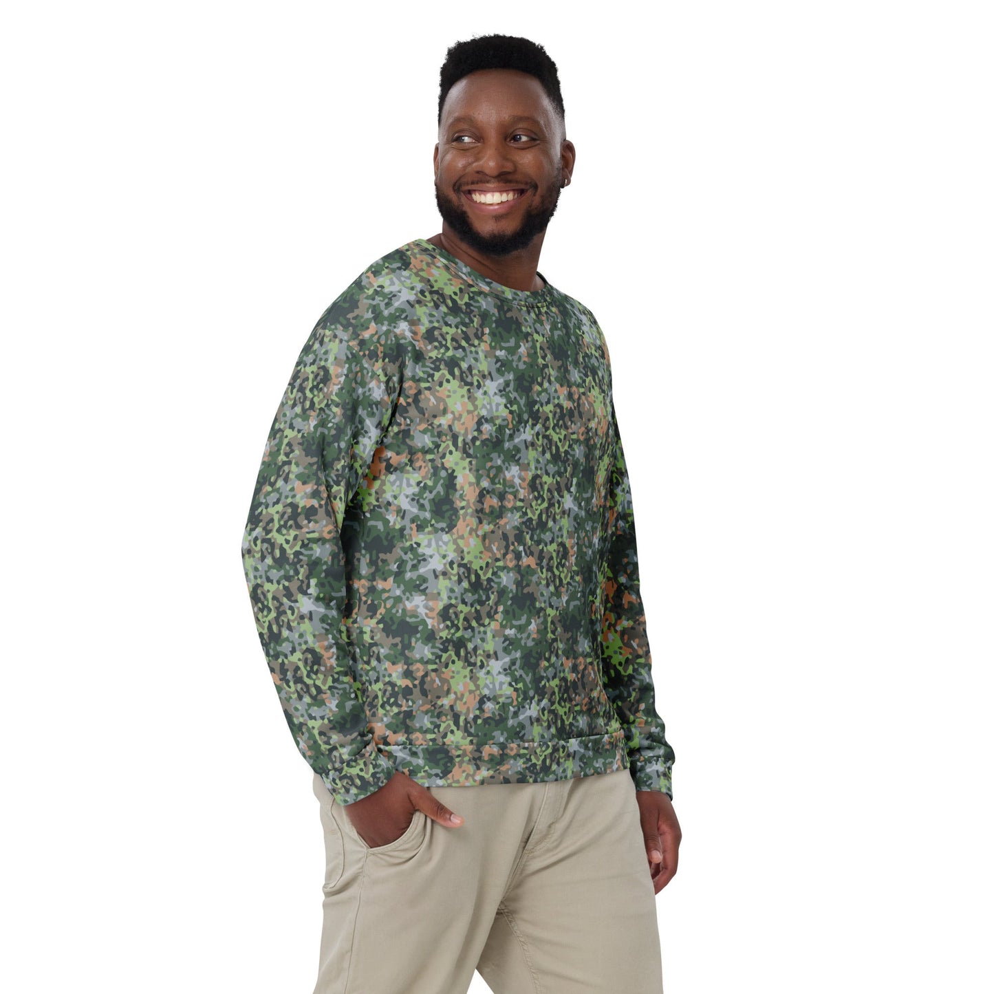 Dutch Fractal Green CAMO Unisex Sweatshirt - Sweatshirts