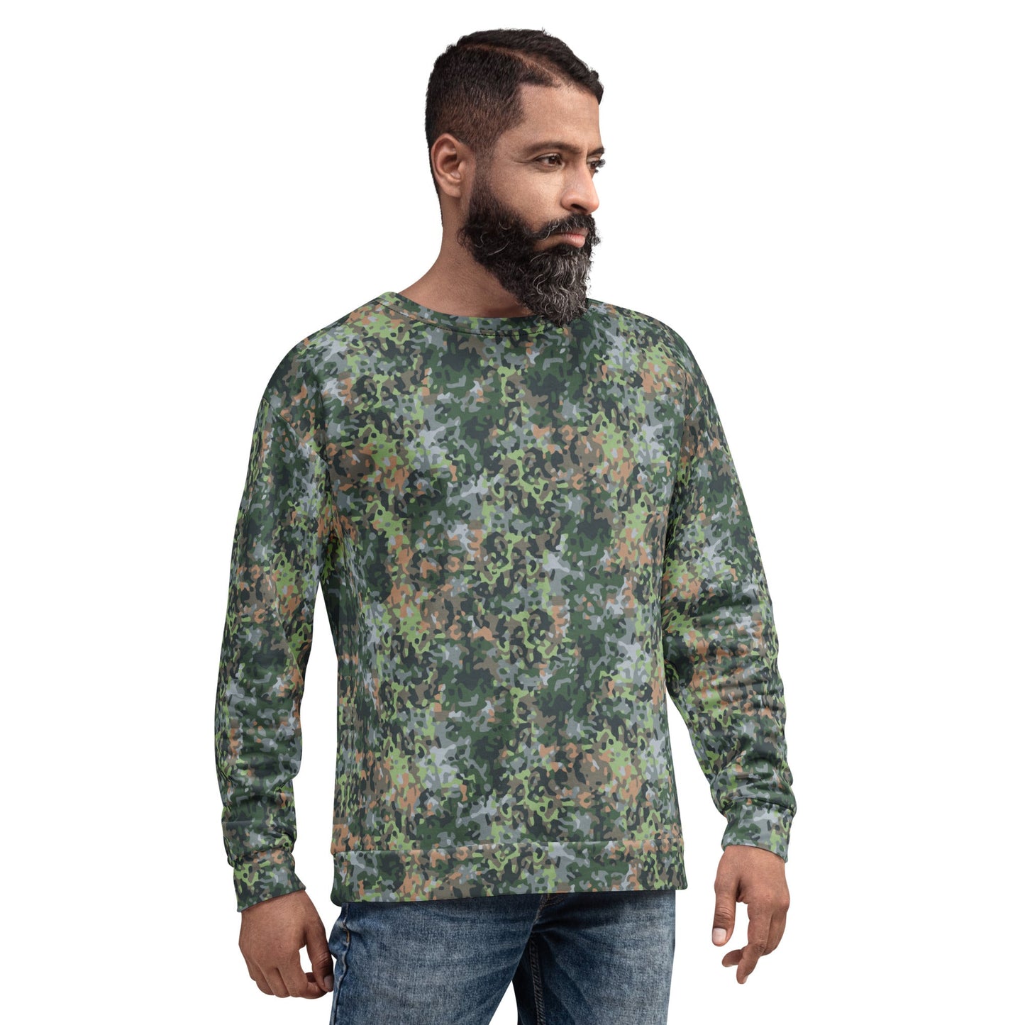 Dutch Fractal Green CAMO Unisex Sweatshirt - Sweatshirts