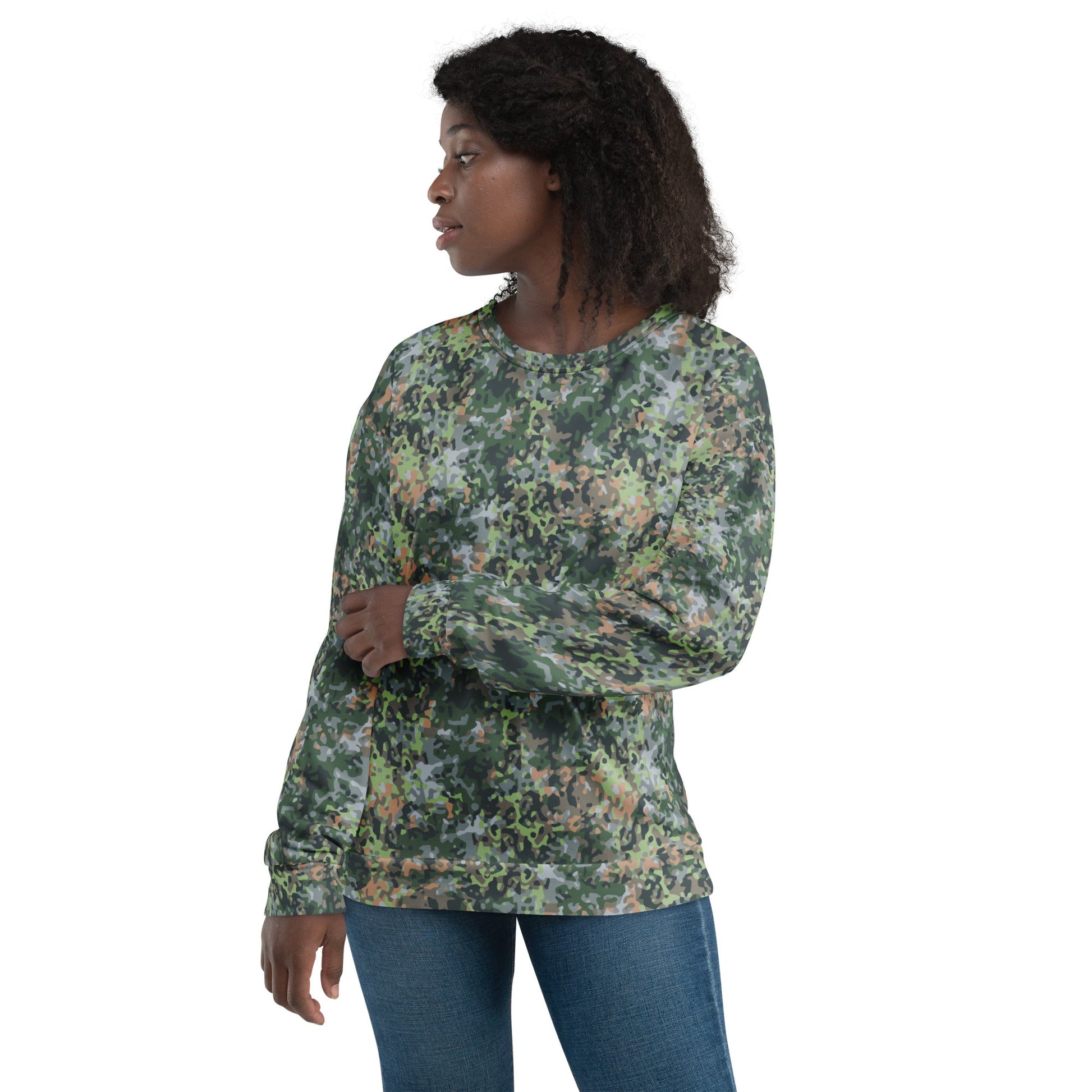 Dutch Fractal Green CAMO Unisex Sweatshirt - Sweatshirts