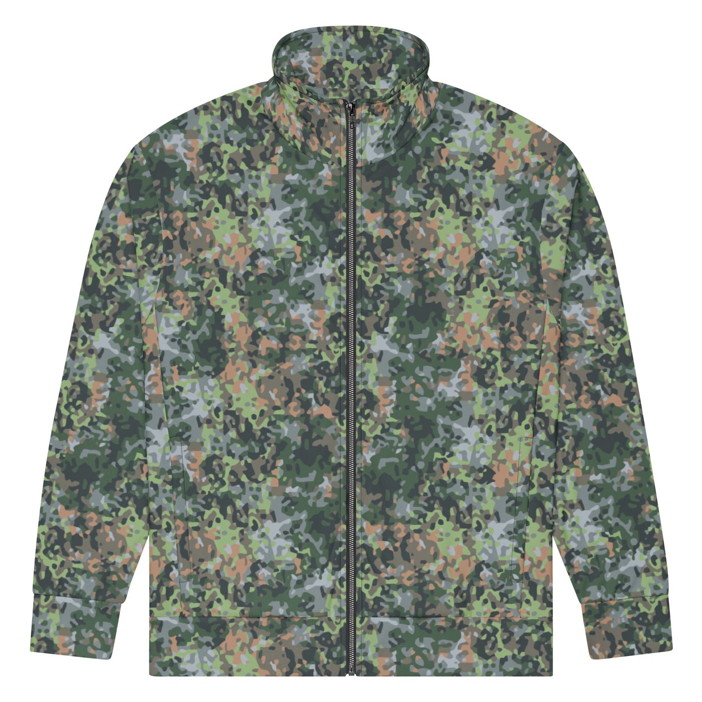 Dutch Fractal Green CAMO Unisex track jacket - Track Jackets