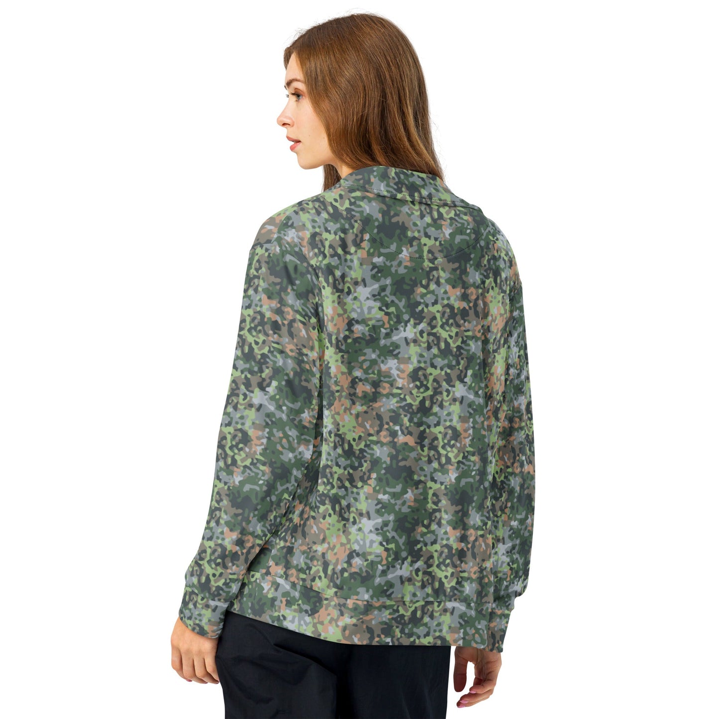Dutch Fractal Green CAMO Unisex track jacket - Track Jackets
