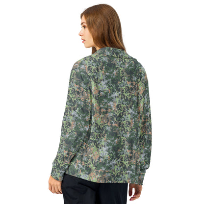 Dutch Fractal Green CAMO Unisex track jacket - Track Jackets