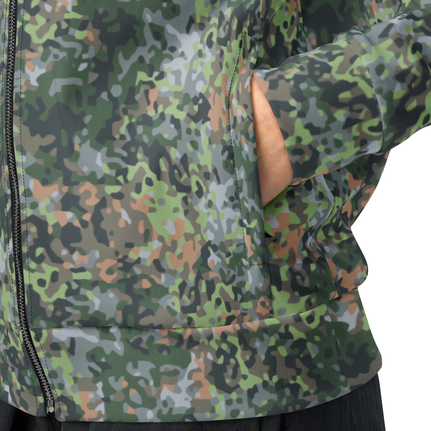 Dutch Fractal Green CAMO Unisex track jacket - Track Jackets