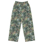 Fractal Dutch Woodland CAMO Unisex Wide-Leg Leisure Pants - 2XS - Pant