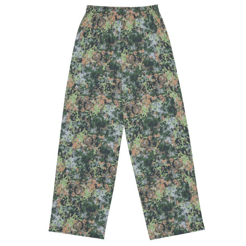 Fractal Dutch Woodland CAMO Unisex Wide-Leg Leisure Pants - Pant