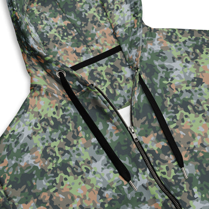 Dutch Fractal Green CAMO Unisex zip hoodie - Zip Hoodies