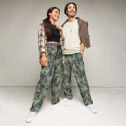 Fractal Dutch Woodland CAMO Unisex Wide-Leg Joggers - 2XS
