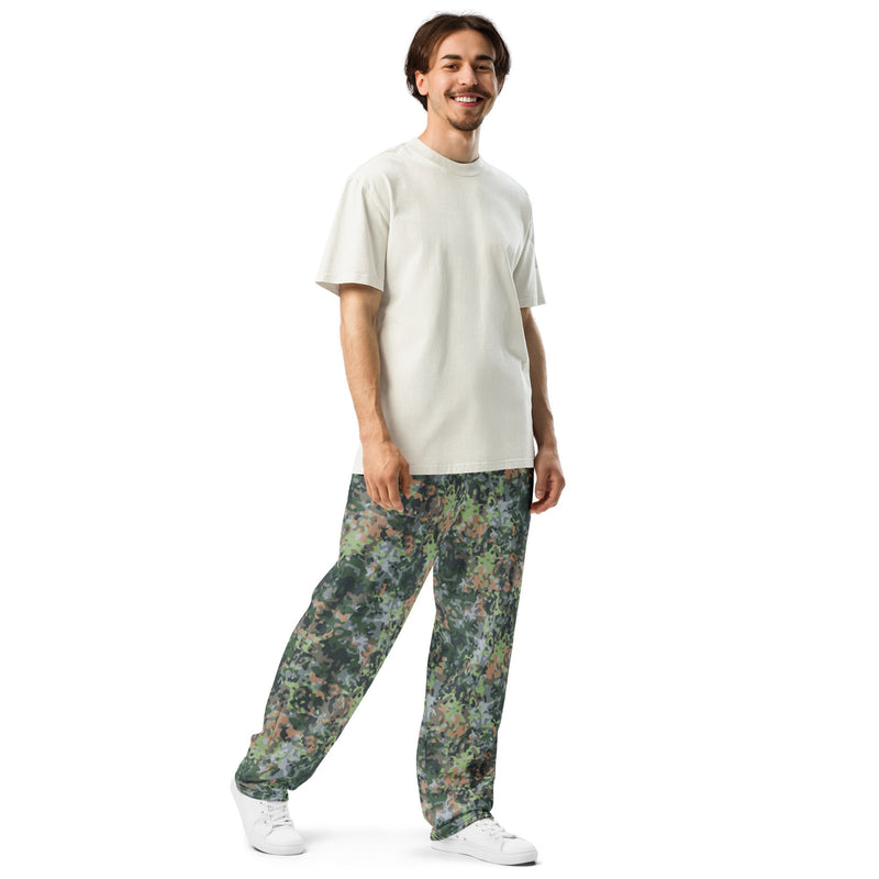 Fractal Dutch Woodland CAMO Unisex Wide-Leg Joggers