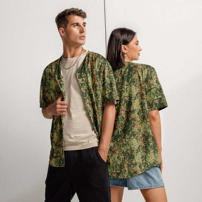 Fractal Dutch Multi-Terrain CAMO Unisex Baseball Jersey - 2XS