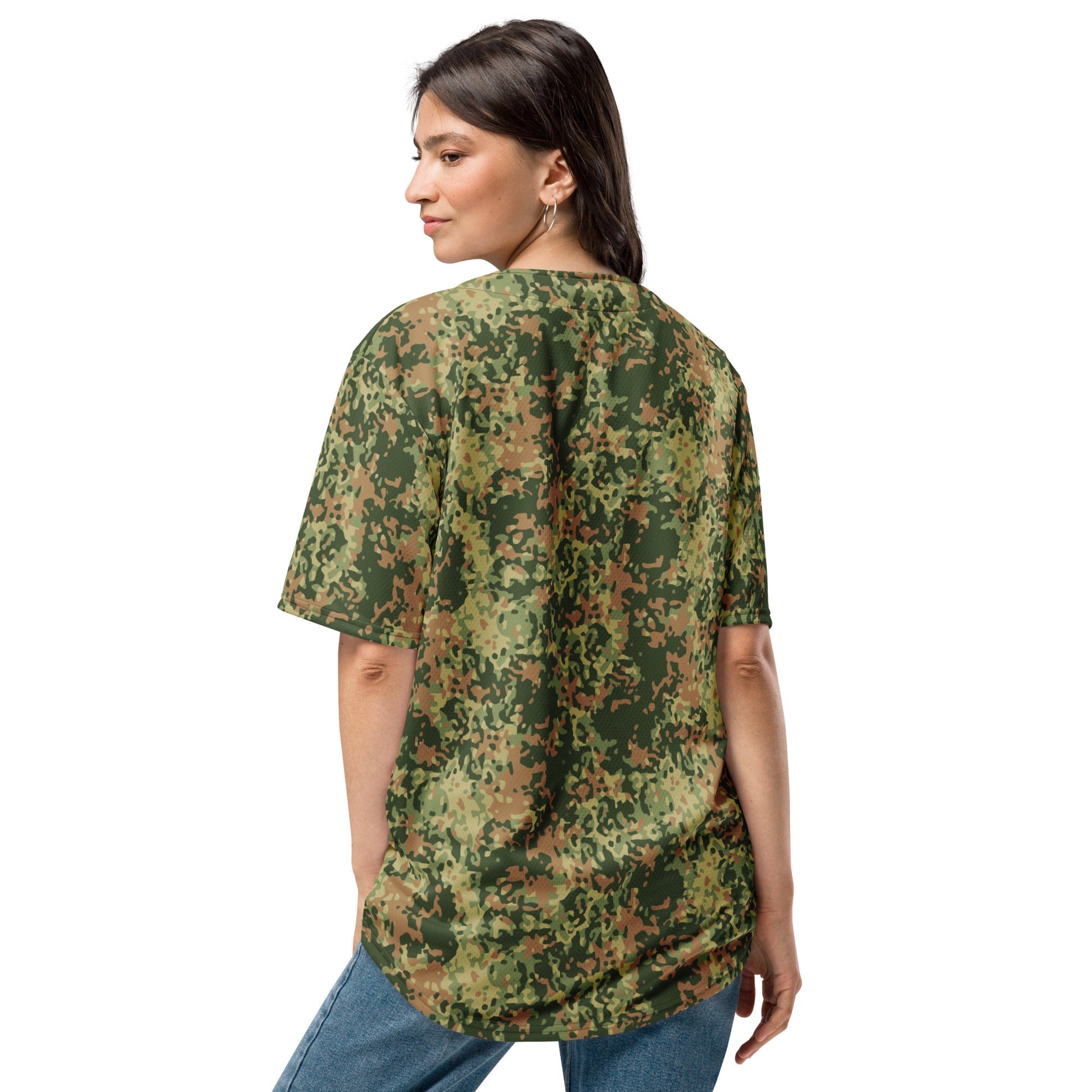 Dutch Fractal Multitone CAMO baseball jersey - Baseball Jerseys