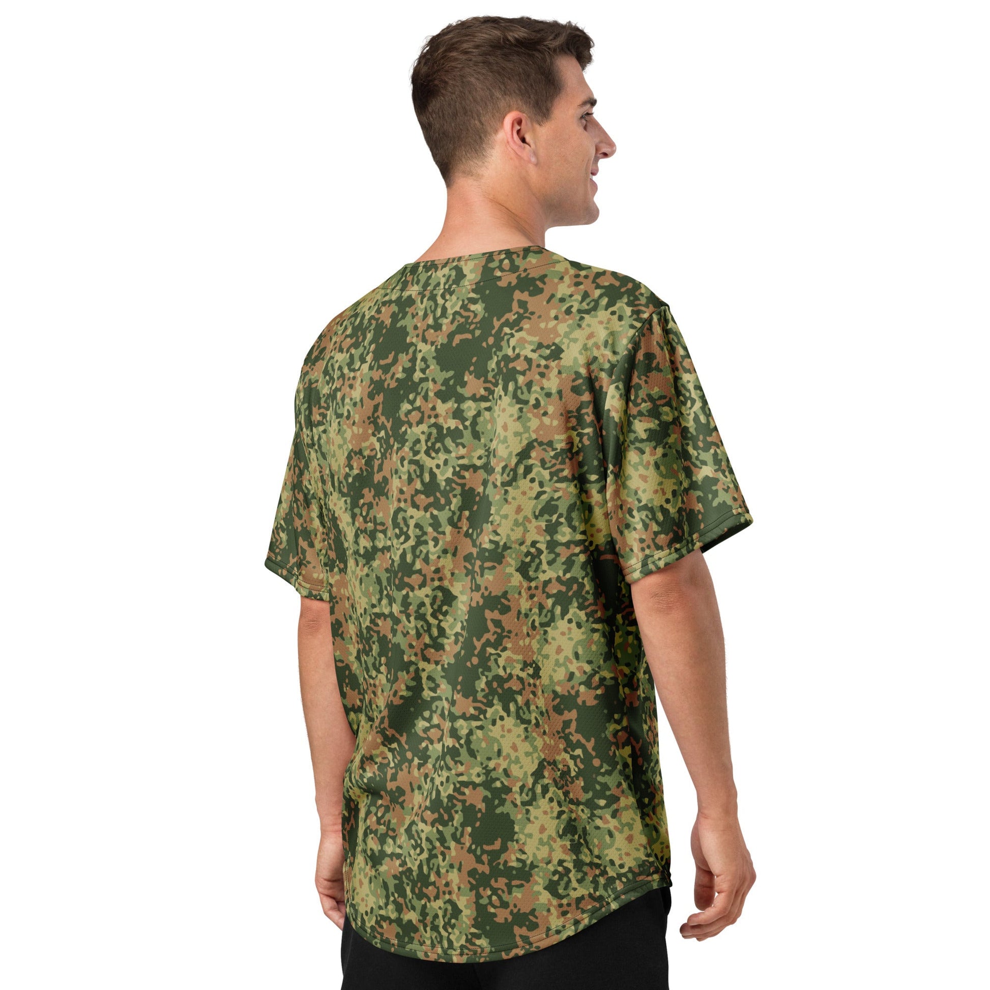 Dutch Fractal Multitone CAMO baseball jersey - Baseball Jerseys