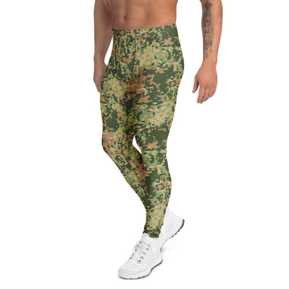 Dutch Fractal Multitone CAMO Mens Leggings