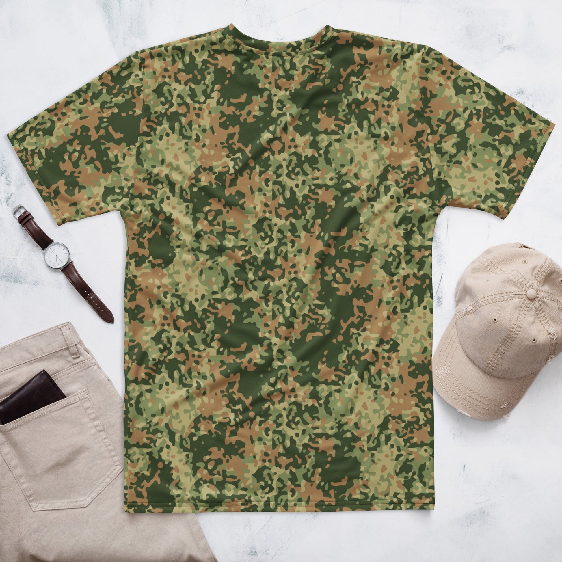 Dutch Fractal Multitone CAMO Mens t-shirt - T-Shirts