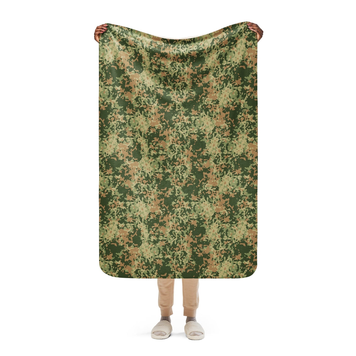 Dutch Fractal Multitone CAMO Sherpa blanket - 37″×57″ - Blankets