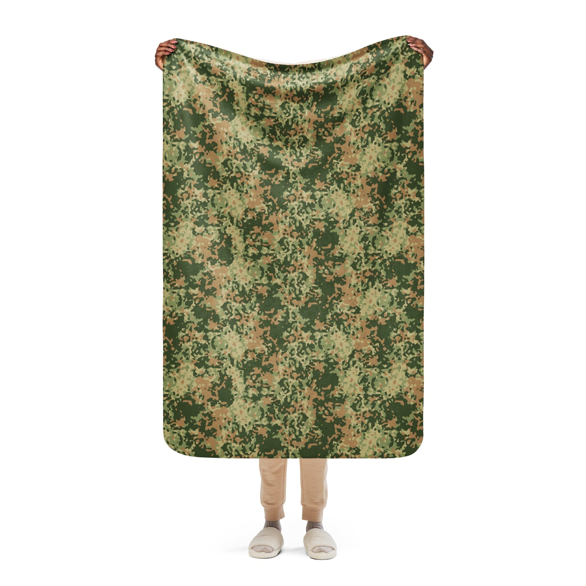 Dutch Fractal Multitone CAMO Sherpa blanket - 37″×57″ - Blankets