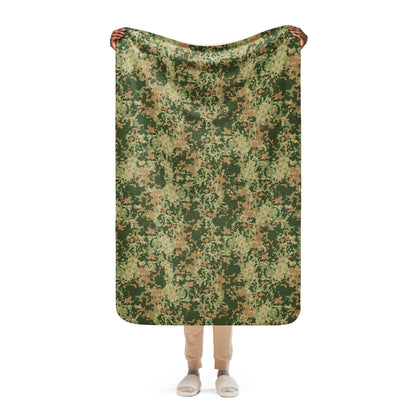 Dutch Fractal Multitone CAMO Sherpa blanket - 37″×57″ - Blankets