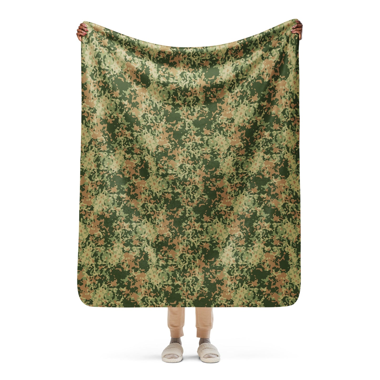 Dutch Fractal Multitone CAMO Sherpa blanket - 50″×60″ - Blankets