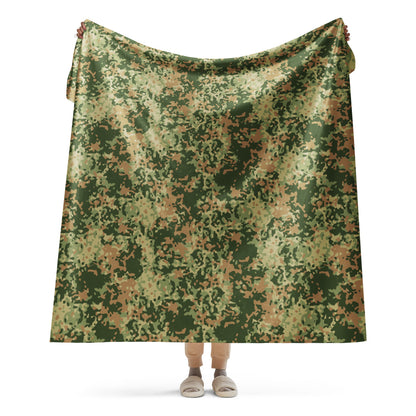 Dutch Fractal Multitone CAMO Sherpa blanket - 60″×80″ - Blankets