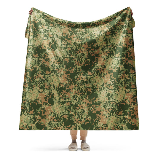 Dutch Fractal Multitone CAMO Sherpa blanket - 60″×80″ - Blankets