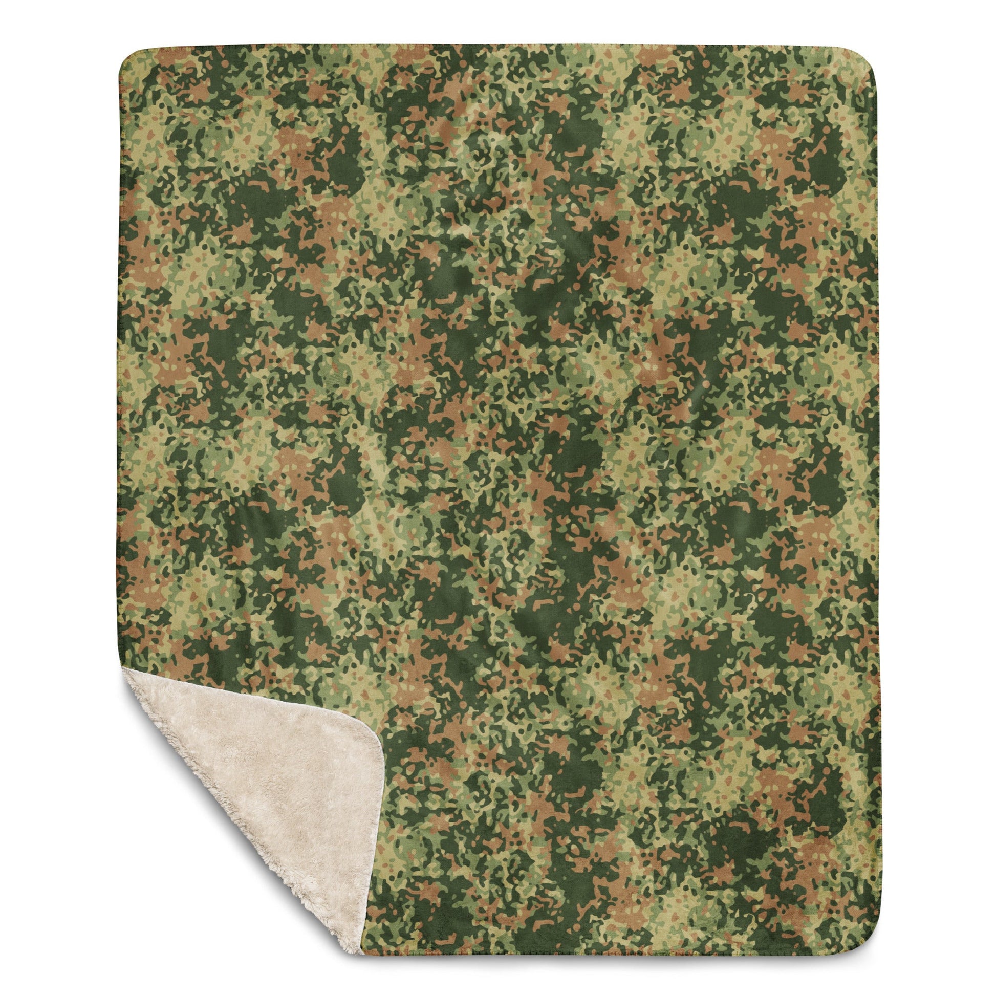 Dutch Fractal Multitone CAMO Sherpa blanket - Blankets