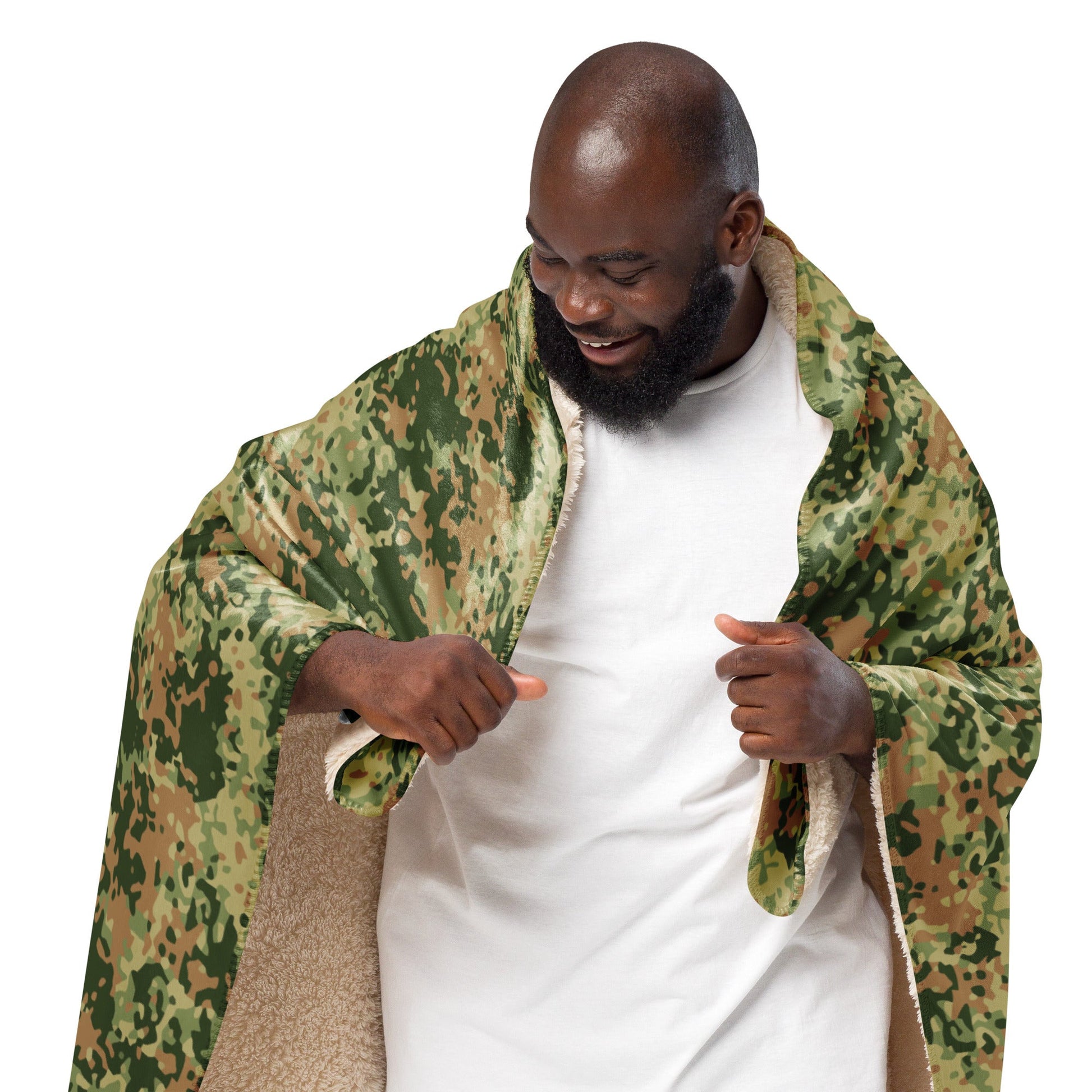 Dutch Fractal Multitone CAMO Sherpa blanket - Blankets
