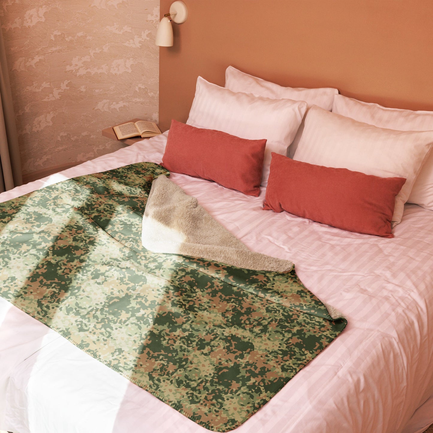 Dutch Fractal Multitone CAMO Sherpa blanket - Blankets