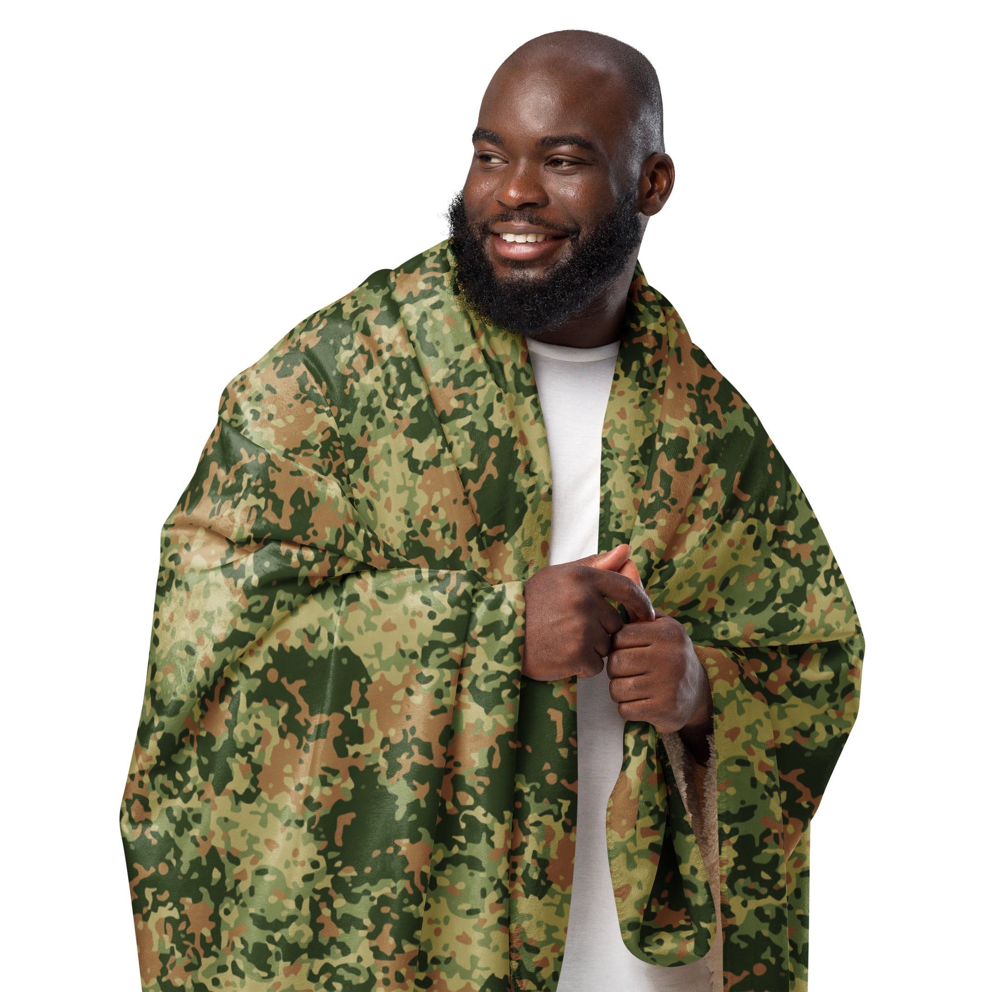 Dutch Fractal Multitone CAMO Sherpa blanket - Blankets