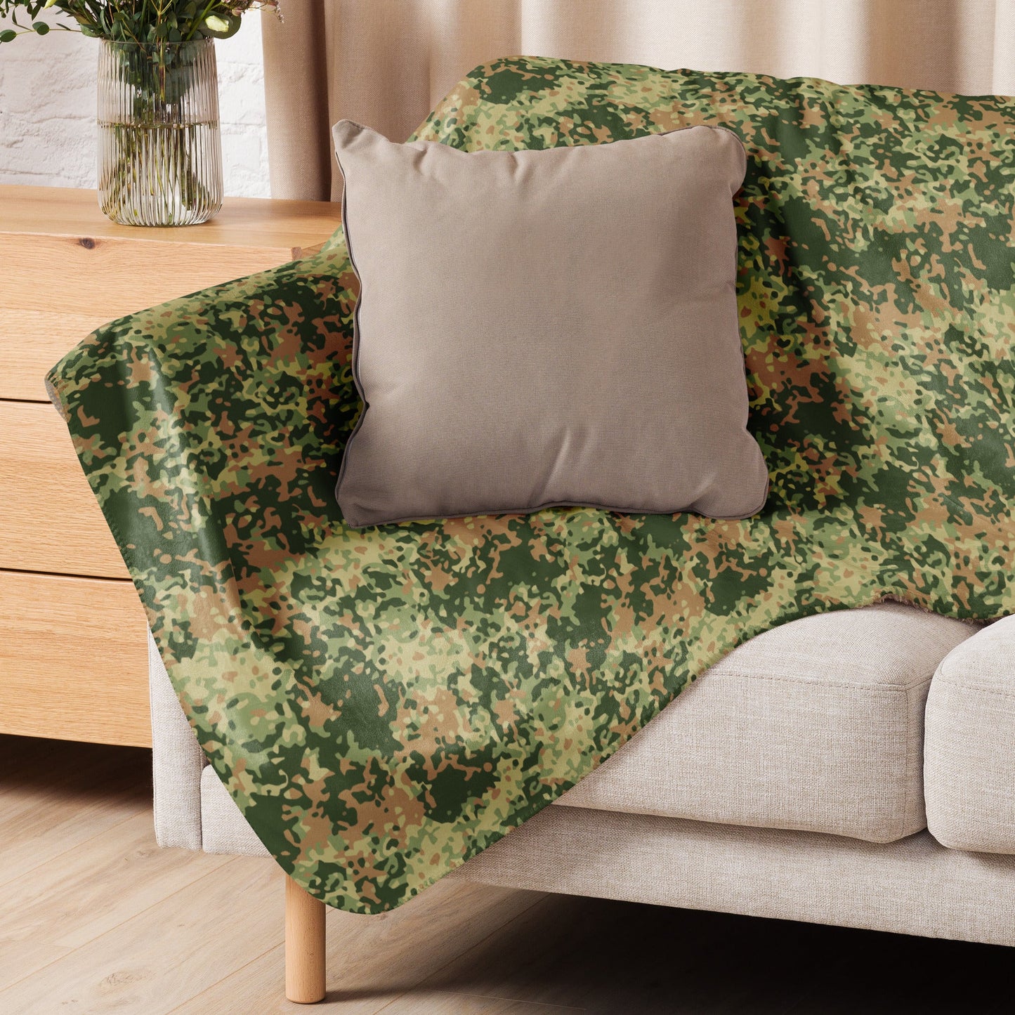 Dutch Fractal Multitone CAMO Sherpa blanket - Blankets