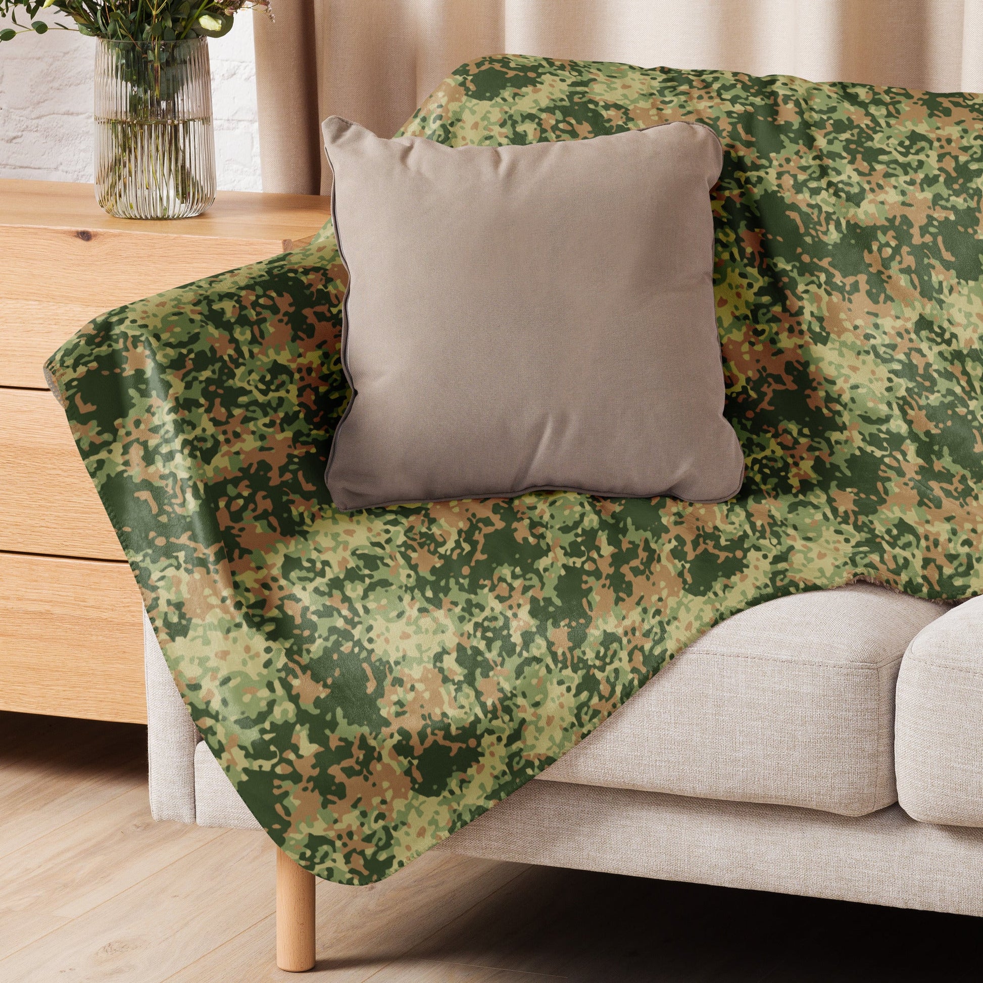 Dutch Fractal Multitone CAMO Sherpa blanket - Blankets