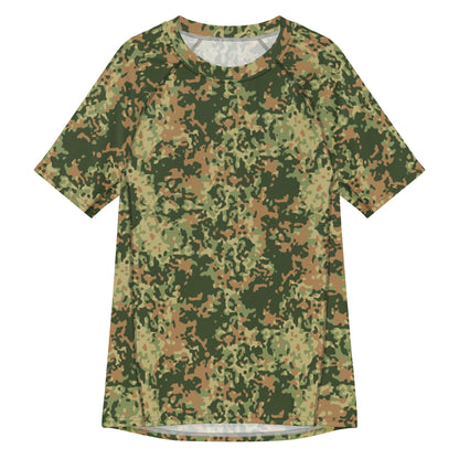Dutch Fractal Multitone CAMO short-sleeve mens rash guard - 2XS