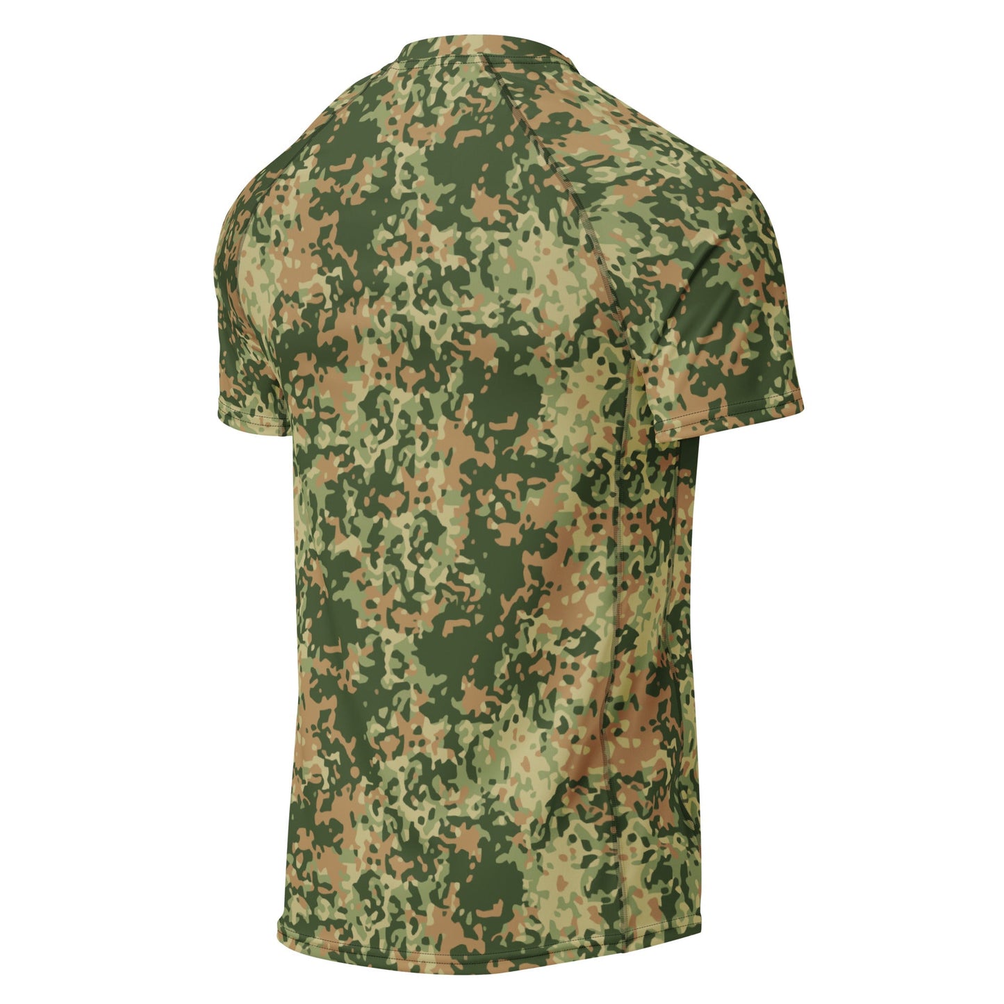 Dutch Fractal Multitone CAMO short-sleeve mens rash guard
