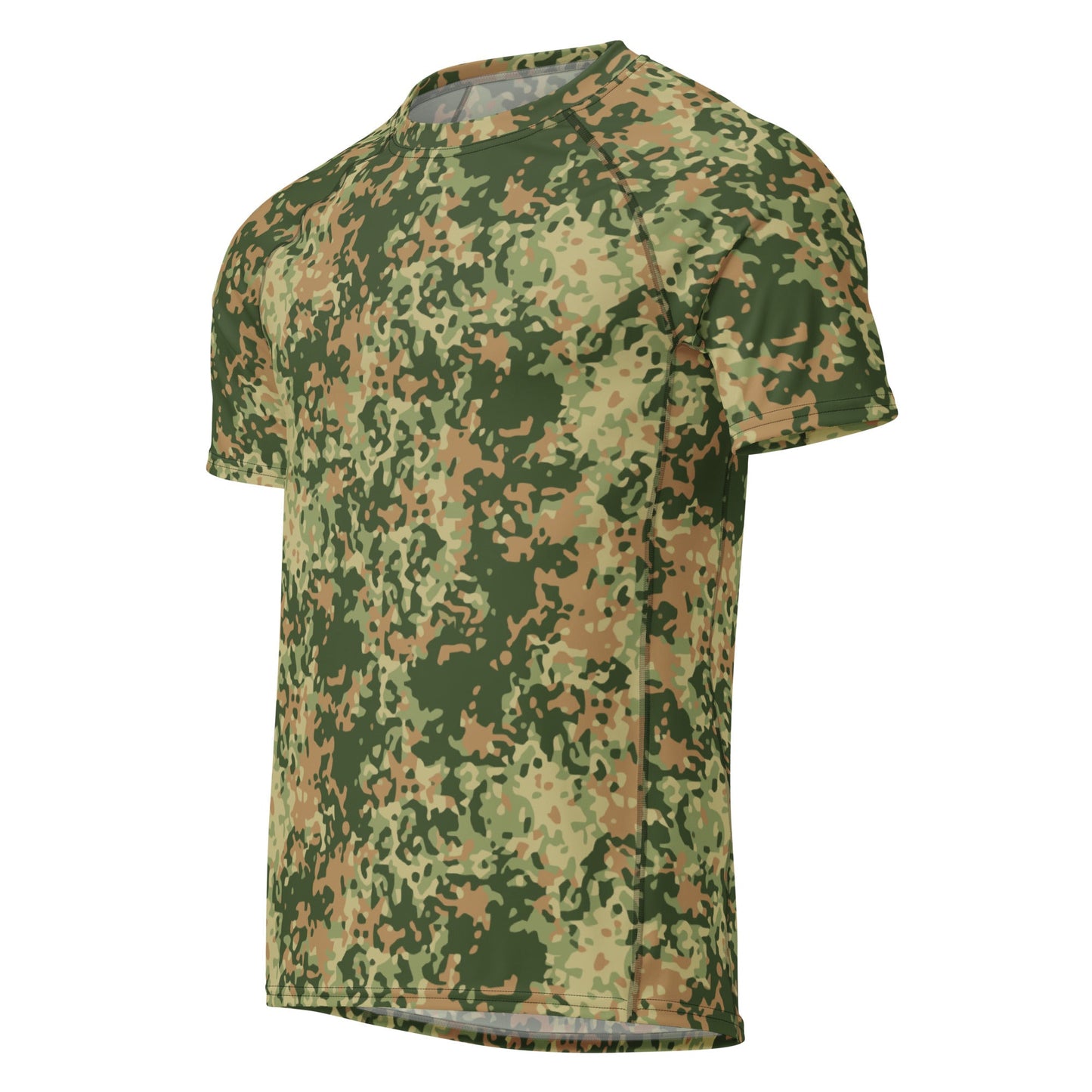 Dutch Fractal Multitone CAMO short-sleeve mens rash guard