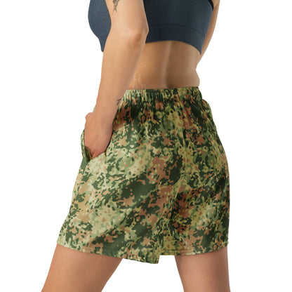 Dutch Fractal Multitone CAMO Unisex Athletic Long Shorts