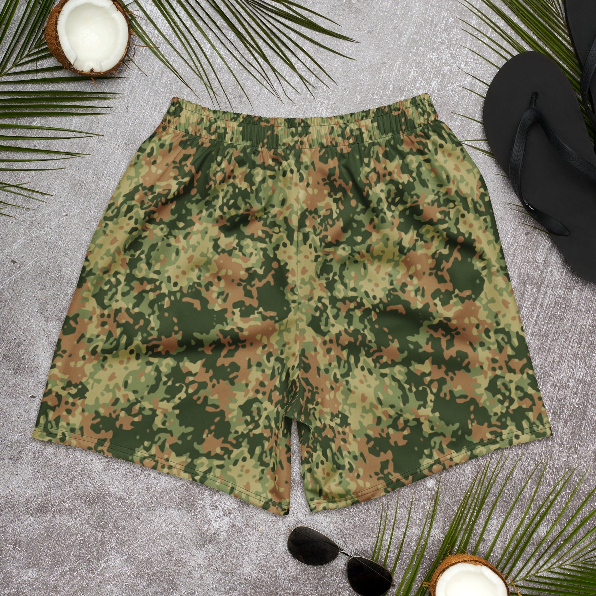 Dutch Fractal Multitone CAMO Unisex Athletic Long Shorts