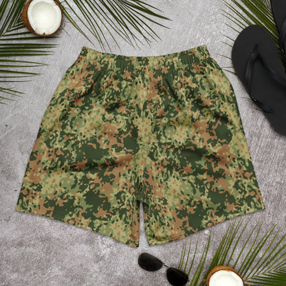 Dutch Fractal Multitone CAMO Unisex Athletic Long Shorts