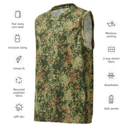 Fractal Dutch Multi-Terrain CAMO Unisex Basketball Jersey