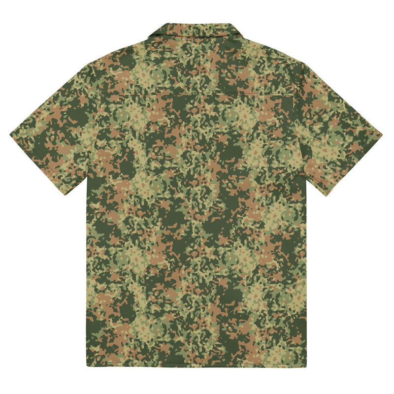 Fractal Dutch Multi-Terrain CAMO Unisex Short-Sleeve Button Shirt - Button-Up