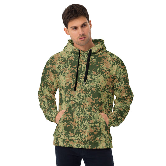 Dutch Fractal Multitone CAMO Unisex Hoodie - 2XS - Hoodies