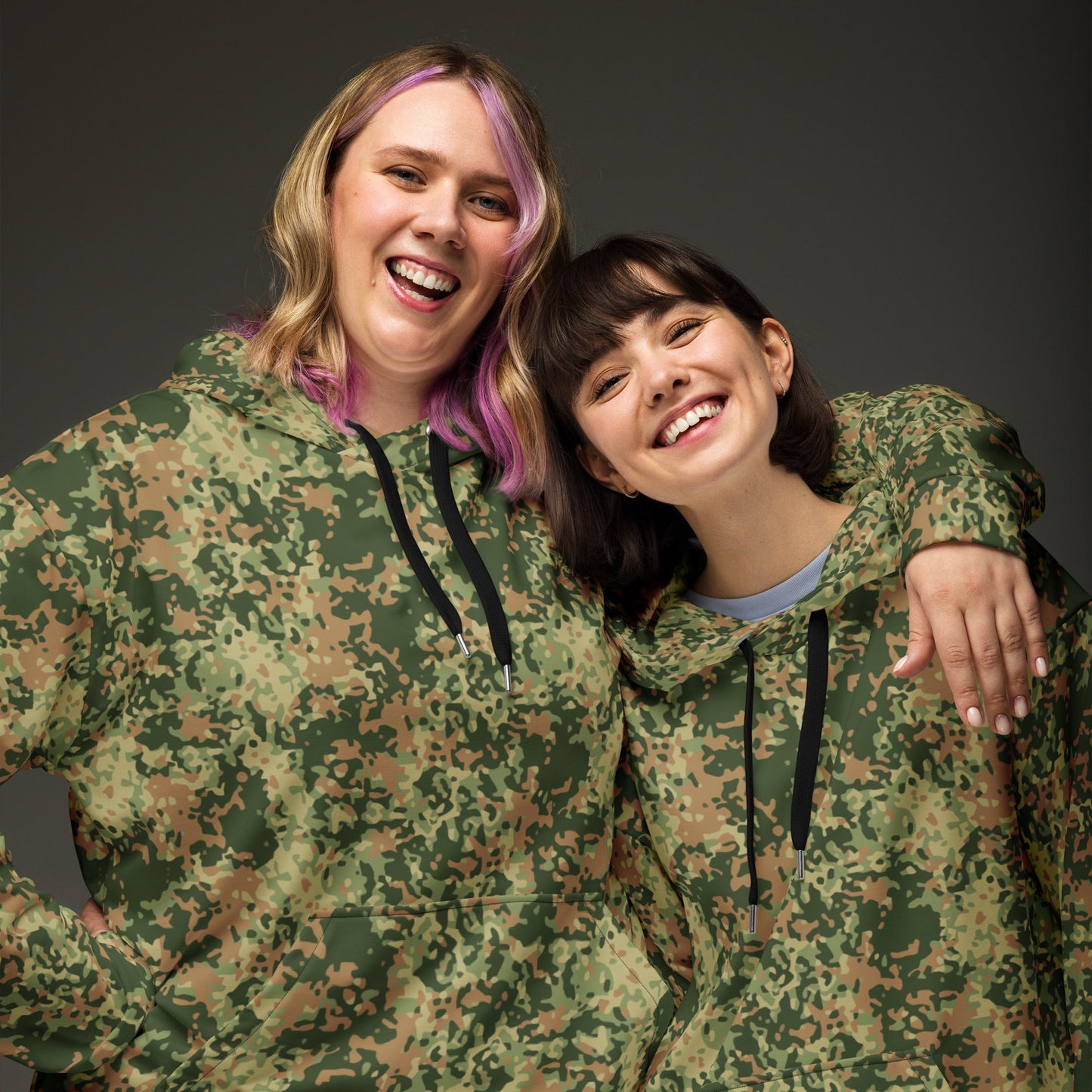 Dutch Fractal Multitone CAMO Unisex Hoodie - Hoodies