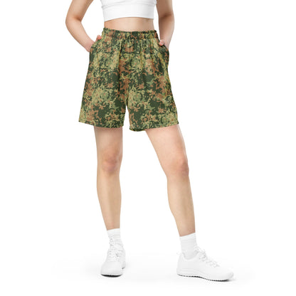 Dutch Fractal Multitone CAMO Unisex Mesh Shorts