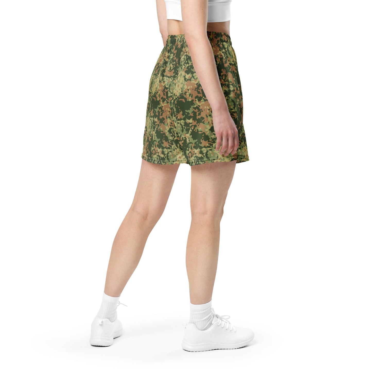 Dutch Fractal Multitone CAMO Unisex Mesh Shorts