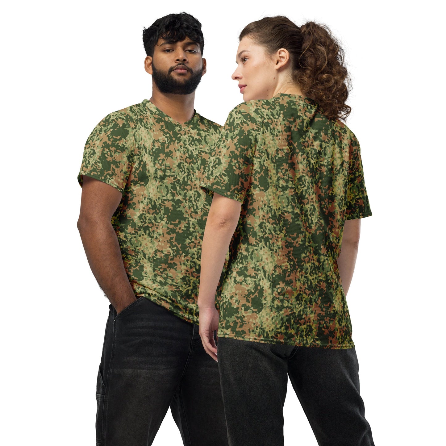 Dutch Fractal Multitone CAMO unisex sports jersey - 2XS - Sports Jerseys