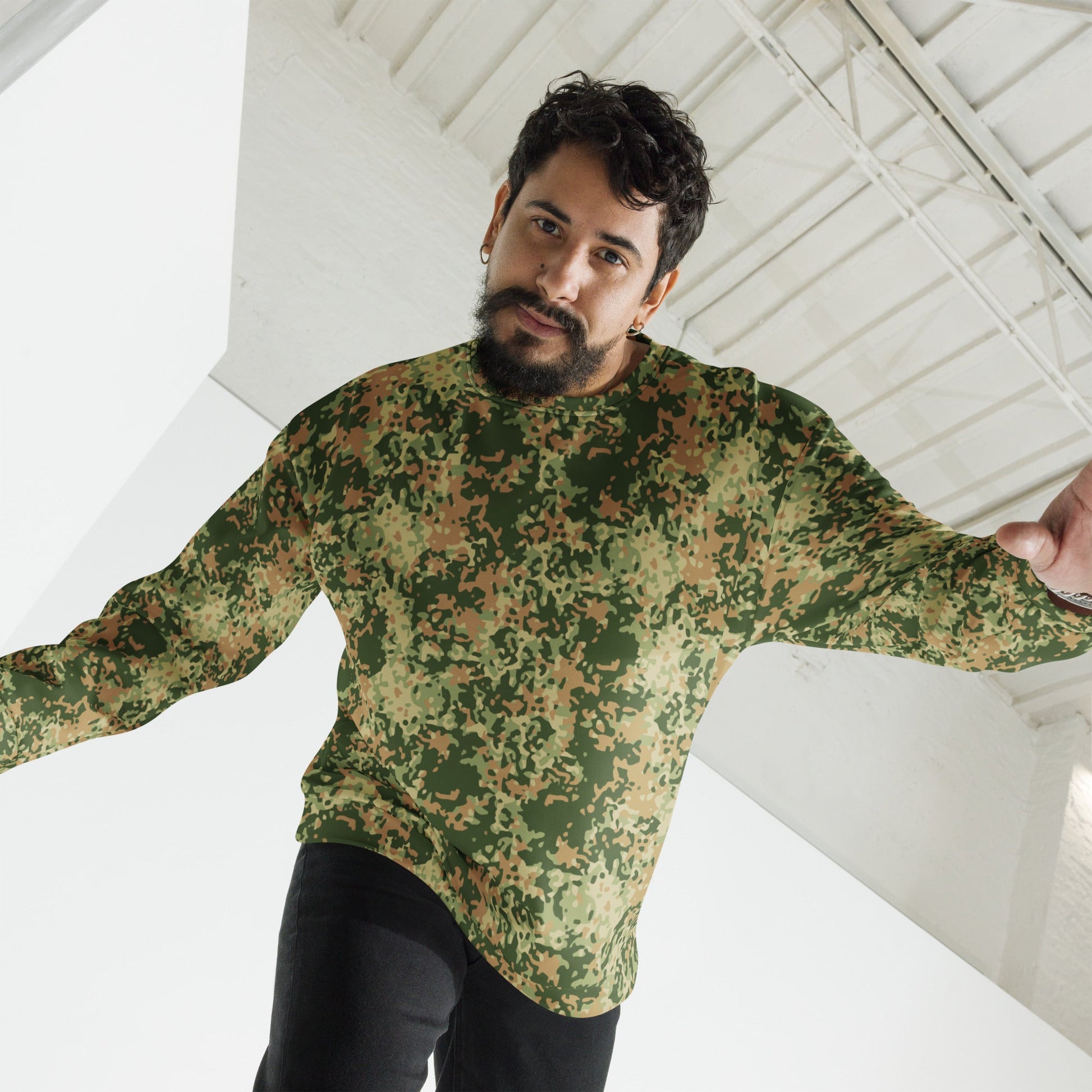 Dutch Fractal Multitone CAMO Unisex Sweatshirt